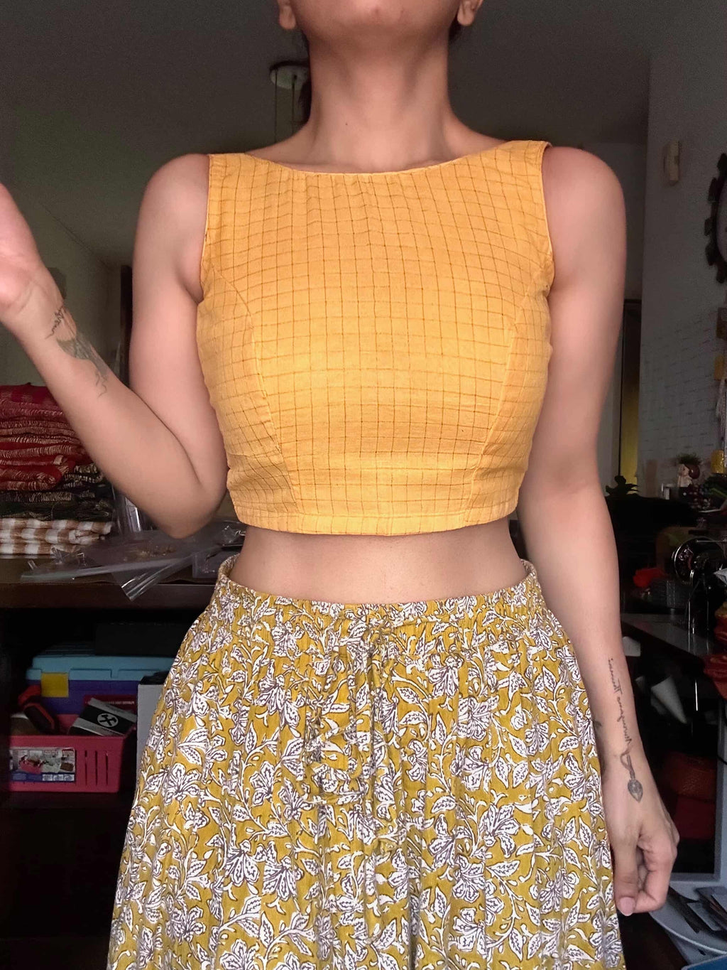 Ganga Sleeveless Blouse