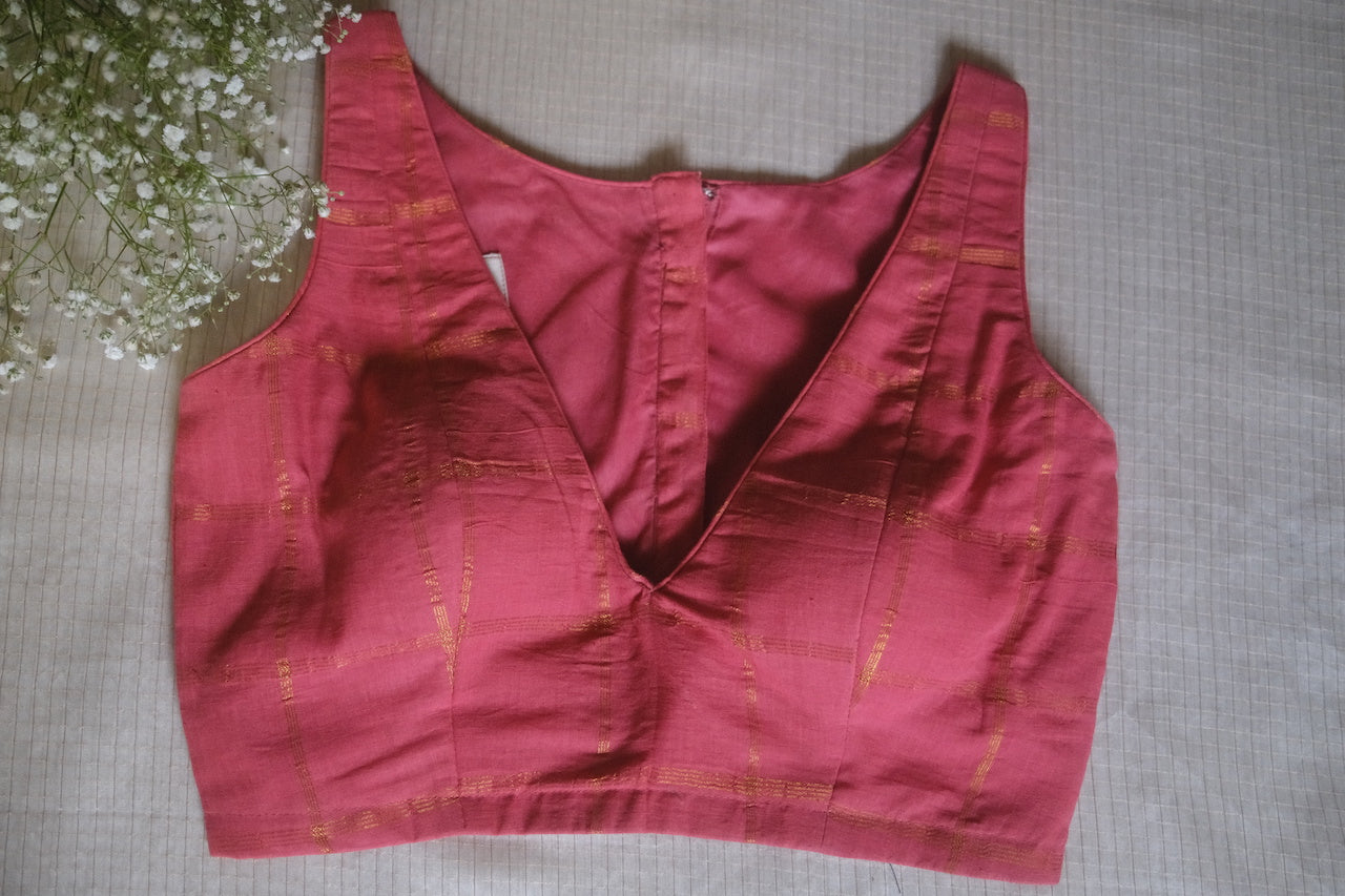 Vidhai Sleeveless Padded Blouse