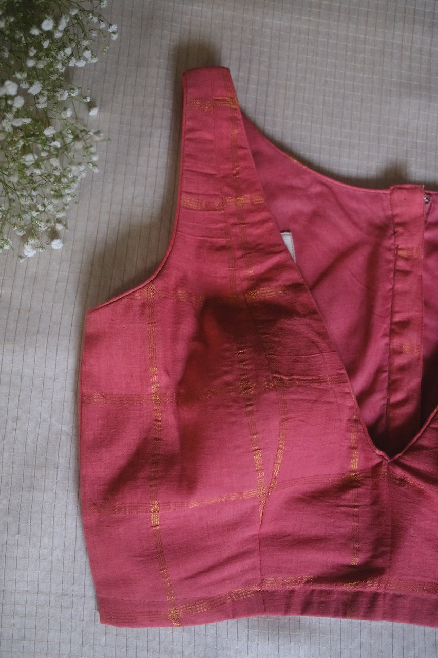 Vidhai Sleeveless Padded Blouse