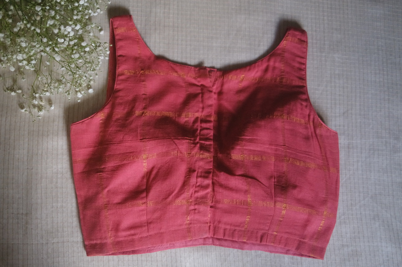 Vidhai Sleeveless Padded Blouse