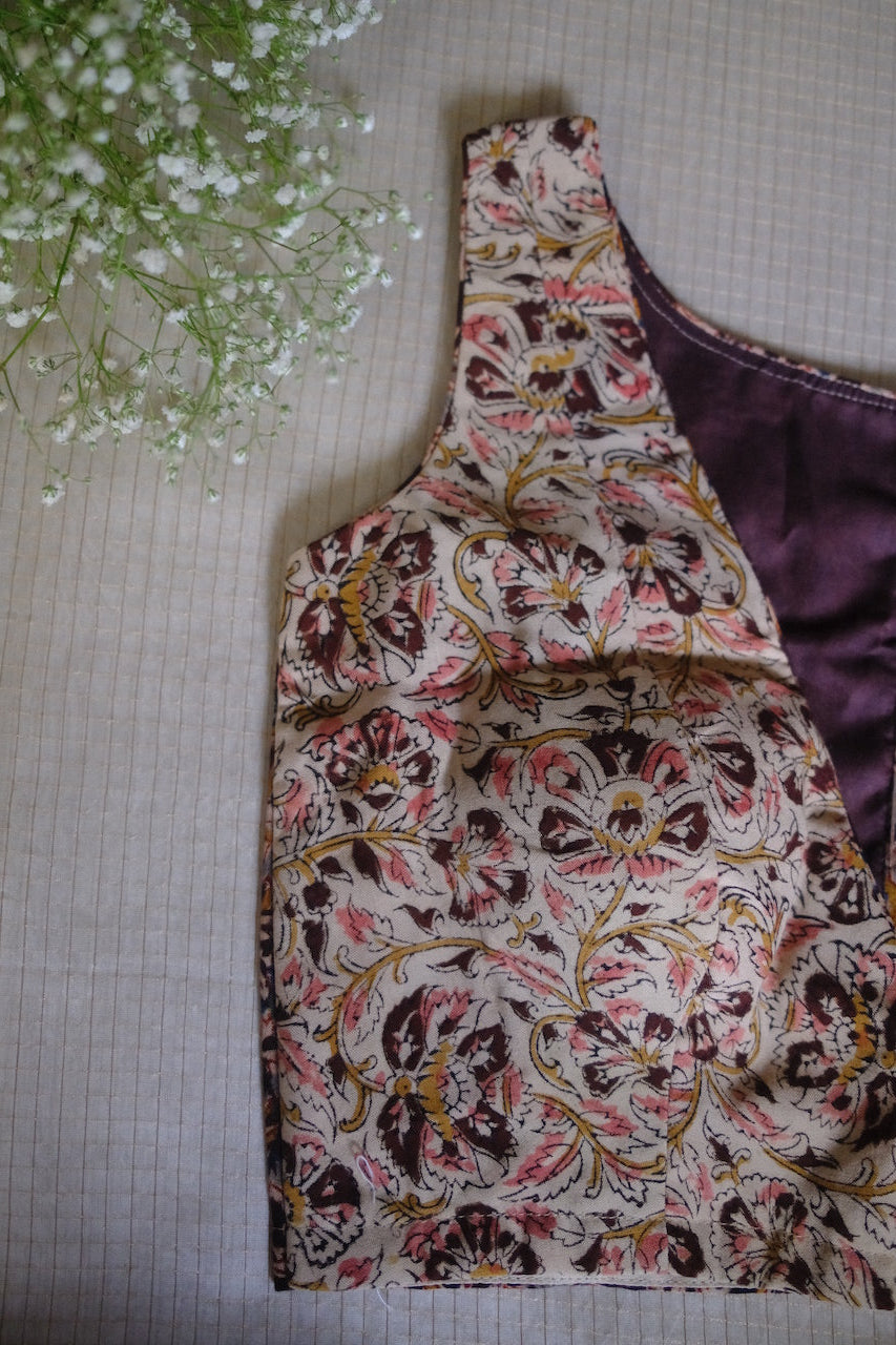 Venba Sleeveless Padded Blouse