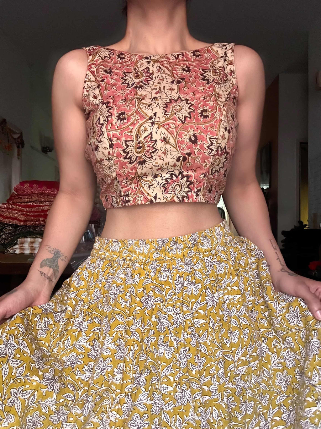 Yamuna Sleeveless Blouse